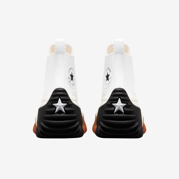 Converse Run Star Hike Hi Sneakers in White/Multicolor - Picture 2 of 5